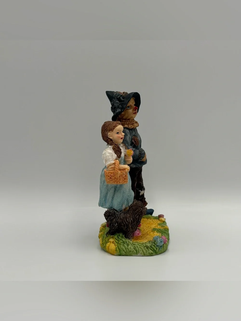 RARE Vintage Wizard Of Oz Dorthy Toto Scarecrow Glinda Good Witch Ceramic Toys